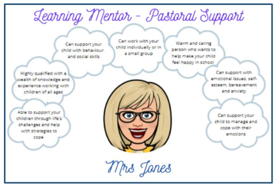 Learning mentor - pastoral support